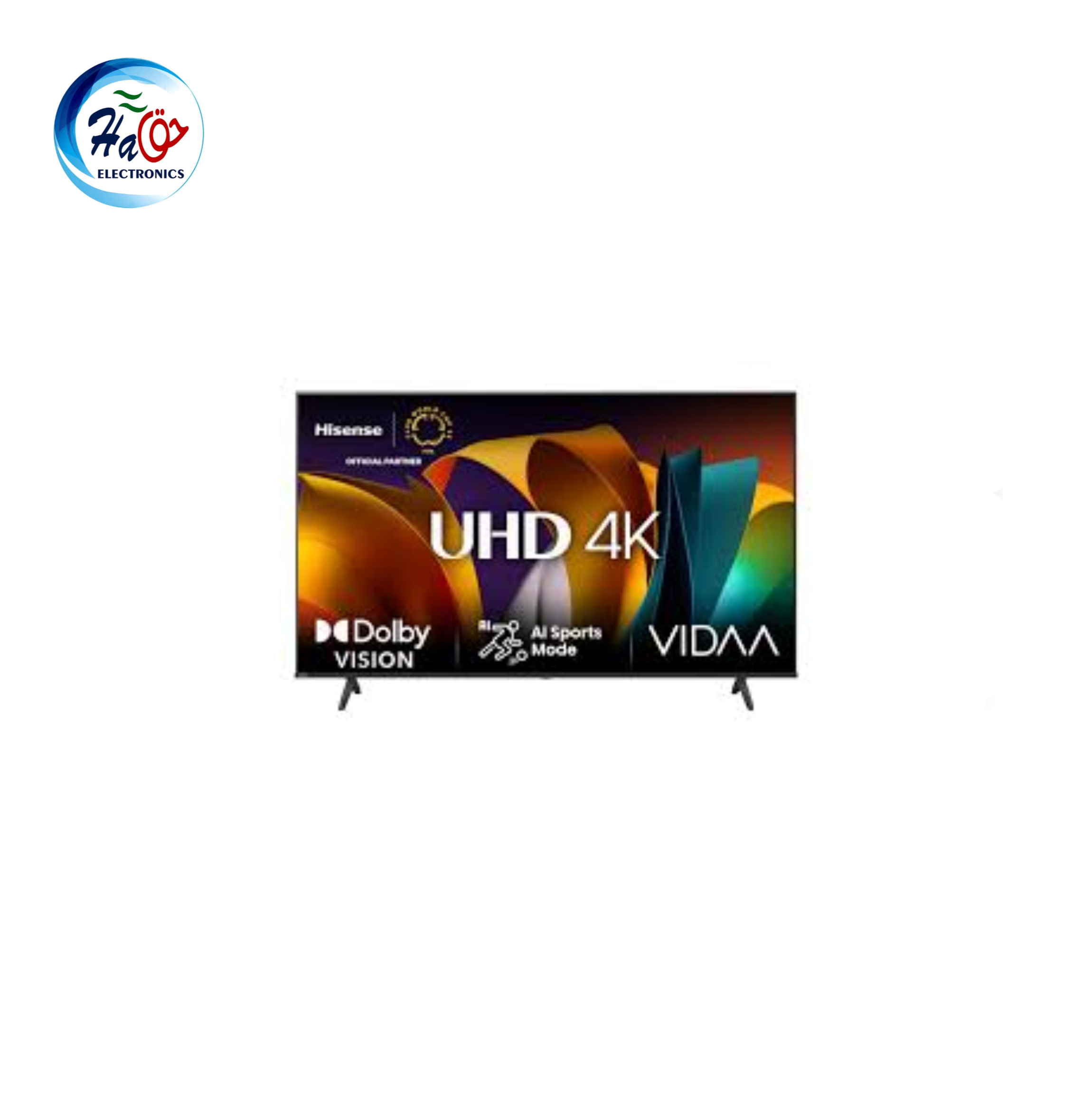 Hisense 55A6N 55 inch 4K UHD smart LED TV slim bezel modern black display