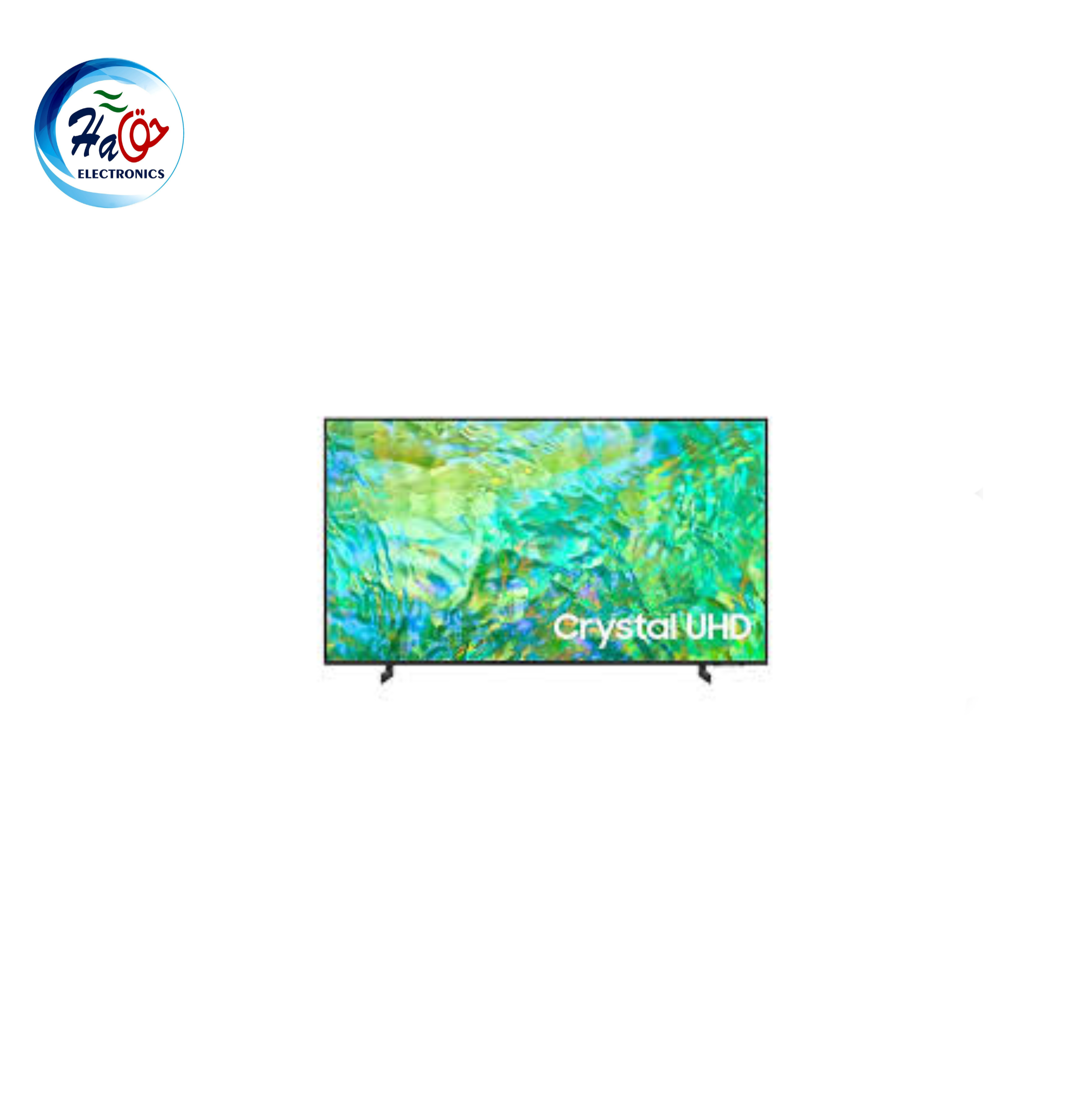Samsung 65CU8000 65 inch 4K UHD Smart Crystal TV ultra slim AirSlim design black display