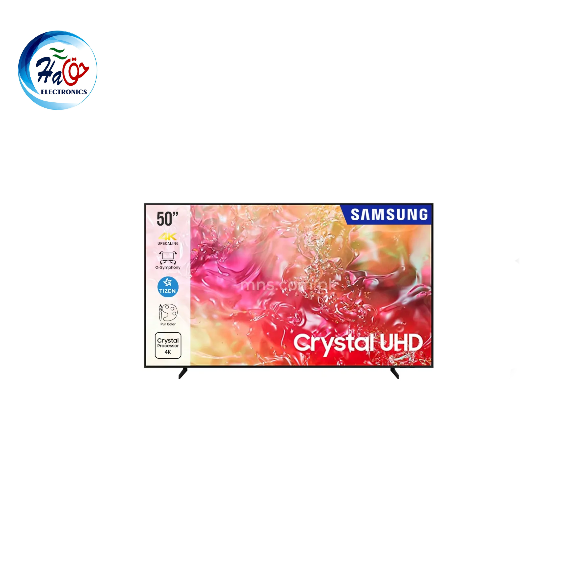 Samsung 50DU7000 50 inch 4K UHD Smart Crystal TV AirSlim ultra slim black design display