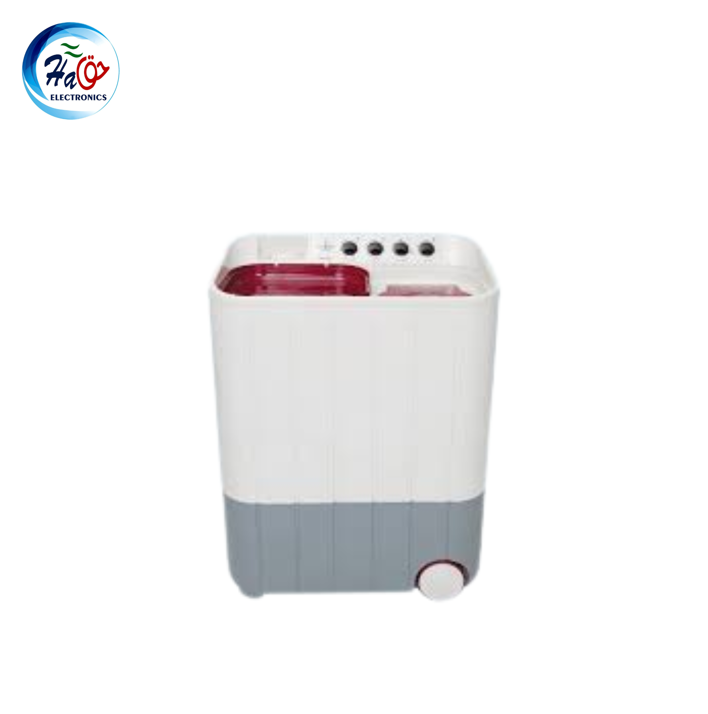 SUPER ASIA WM SA 244 semi automatic twin tub washing machine with double storm pulsator and durable plastic body