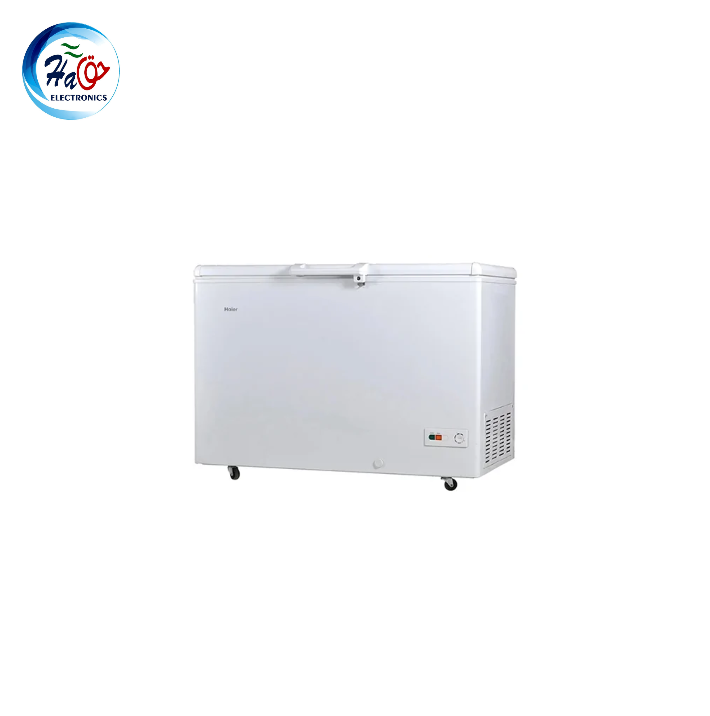 HAIER DEEP FREEZER 405 INV inverter chest freezer with 405 liter capacity and super freeze technology