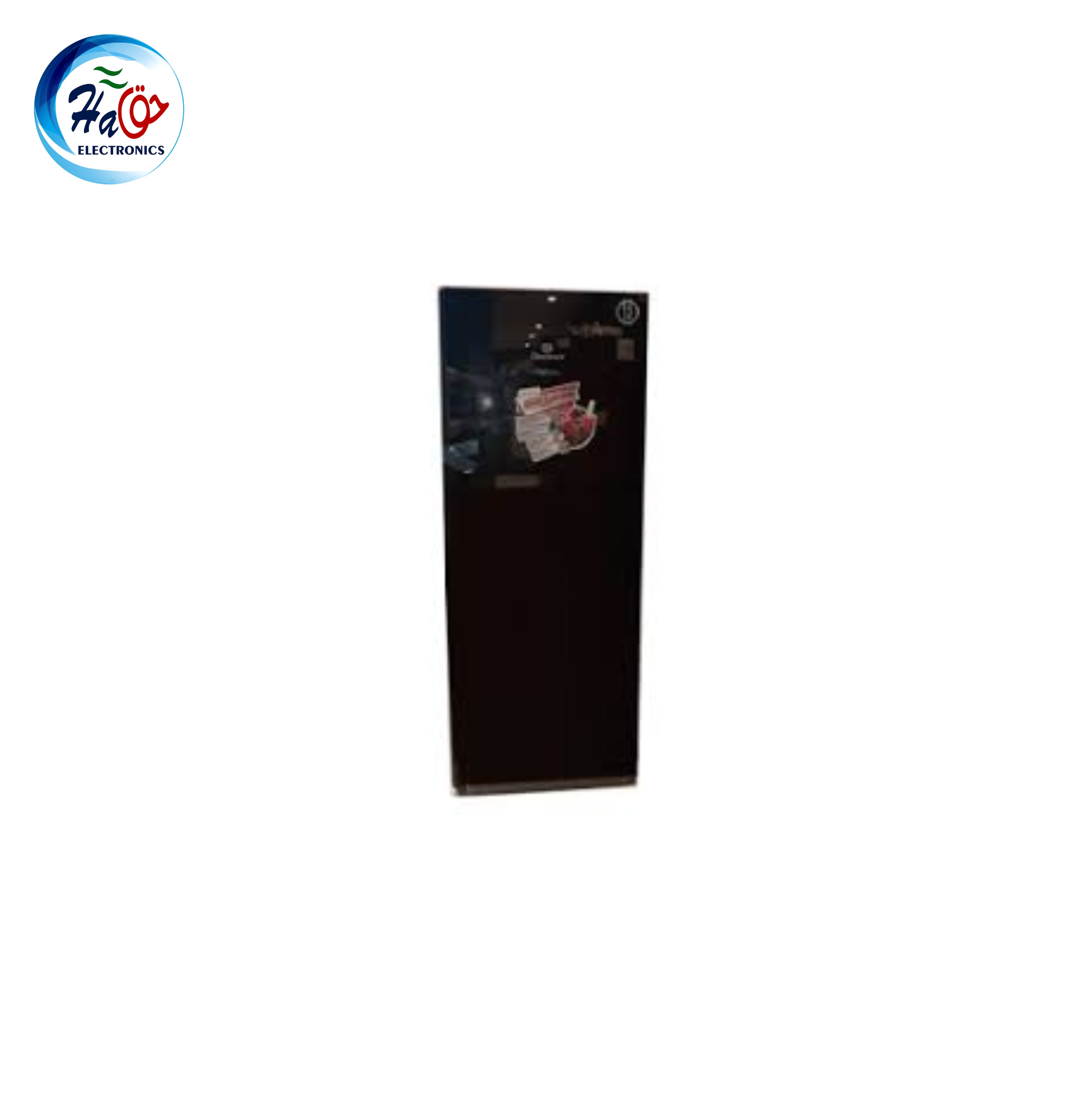 DAWLANCE VF 1035 GD vertical inverter freezer with premium glass door design and organized storage drawers