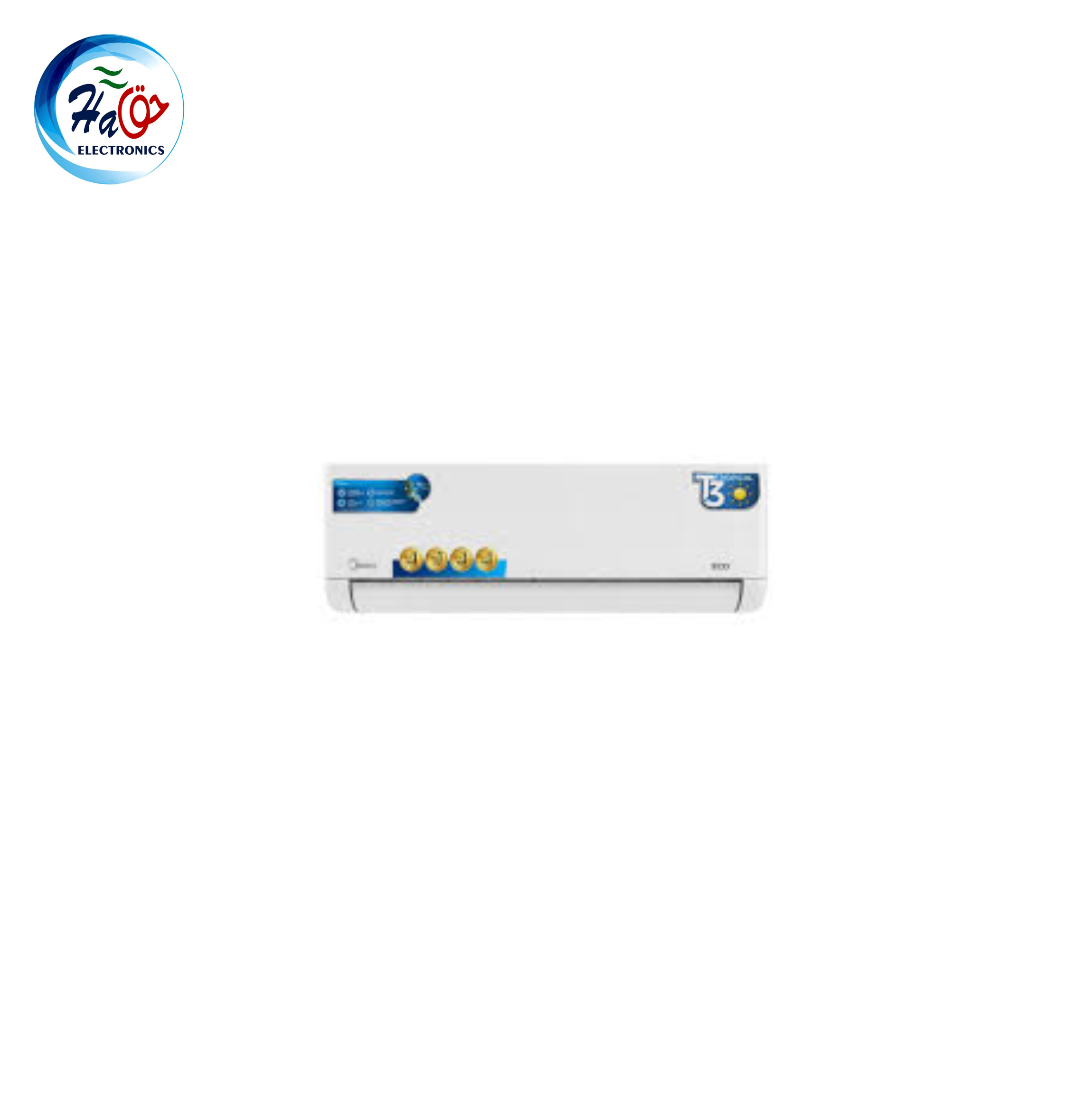 MIDEA SPLIT AC 18HRDN1 ECO T3 inverter split air conditioner with T3 tropical compressor and energy efficient cooling system