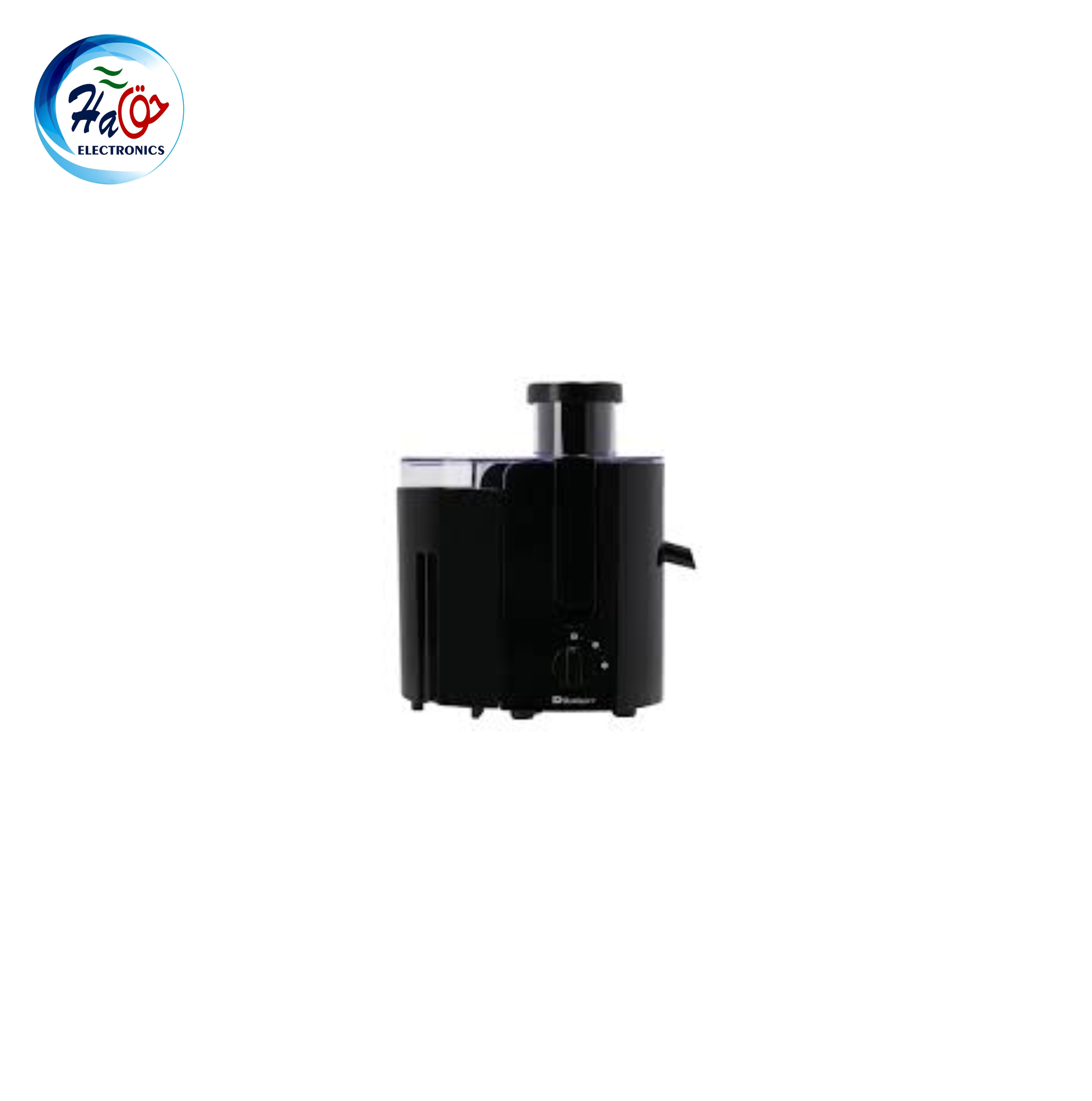 DAWLANCE JUICER DWHJ-4002B black hard fruit juicer with 400W motor wide feeding tube and detachable pulp container