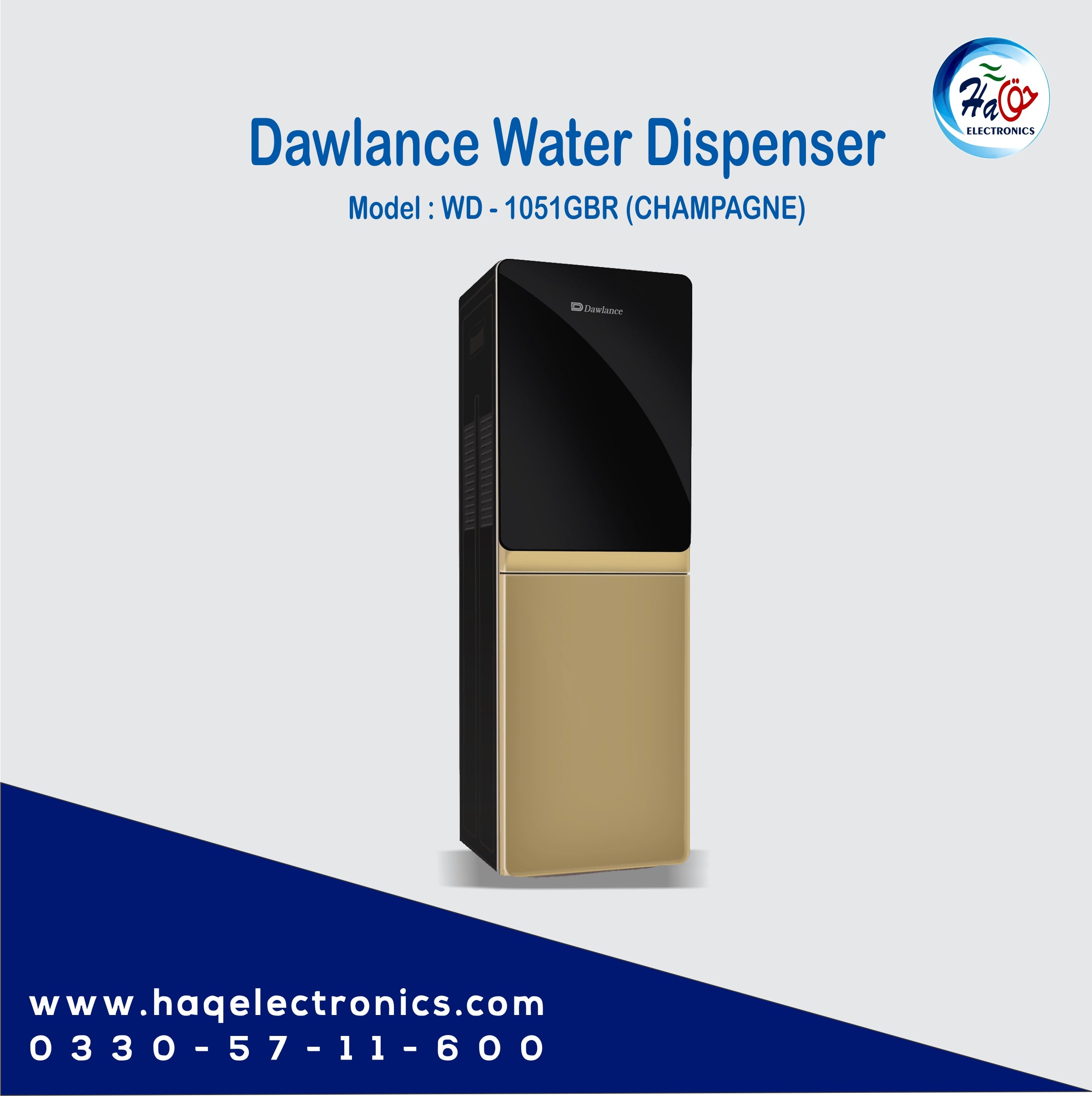 Dawlance WD -1051 Glass Door Champagne Refrigerator