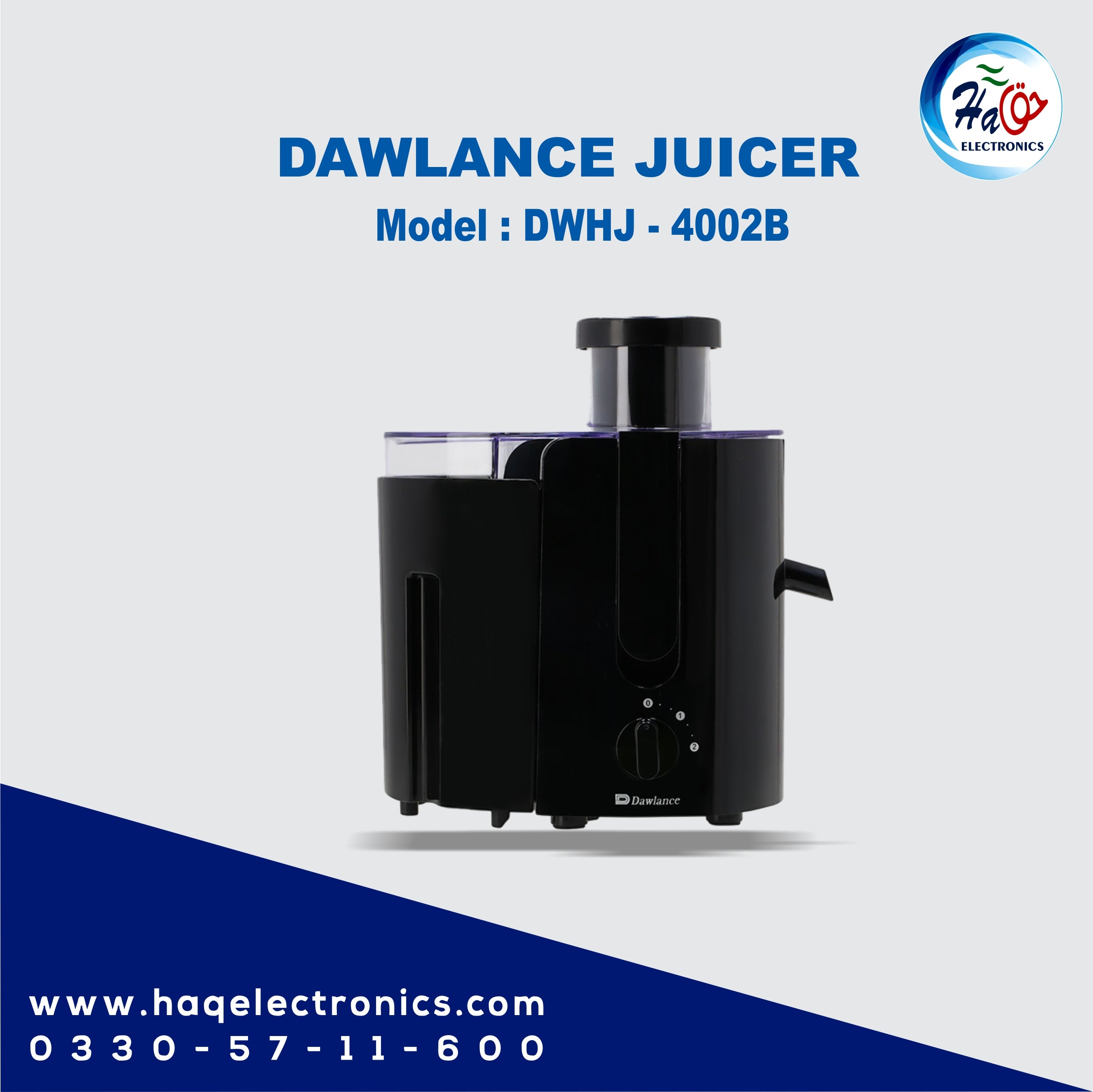 Dawlance DWHJ 4002 Black Juicer