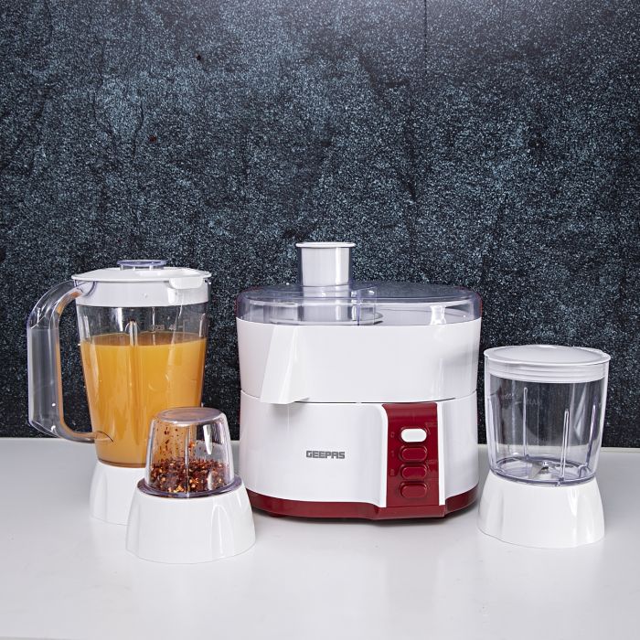 Geepas Food Processor - Blender Juicer GSB9890 4-In-1