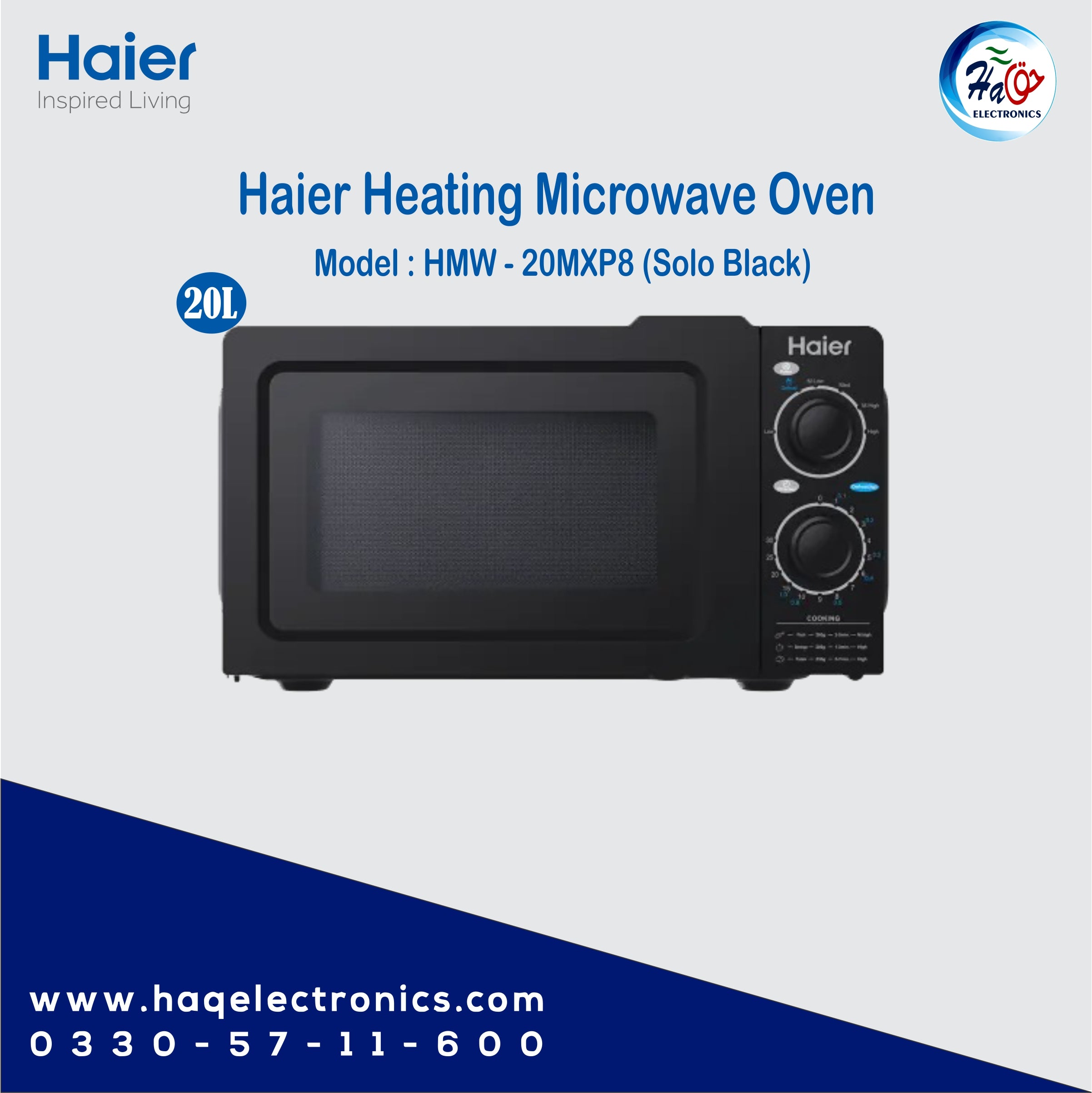Haier Microwave Oven HGL-20MXP8 (Solo Series )