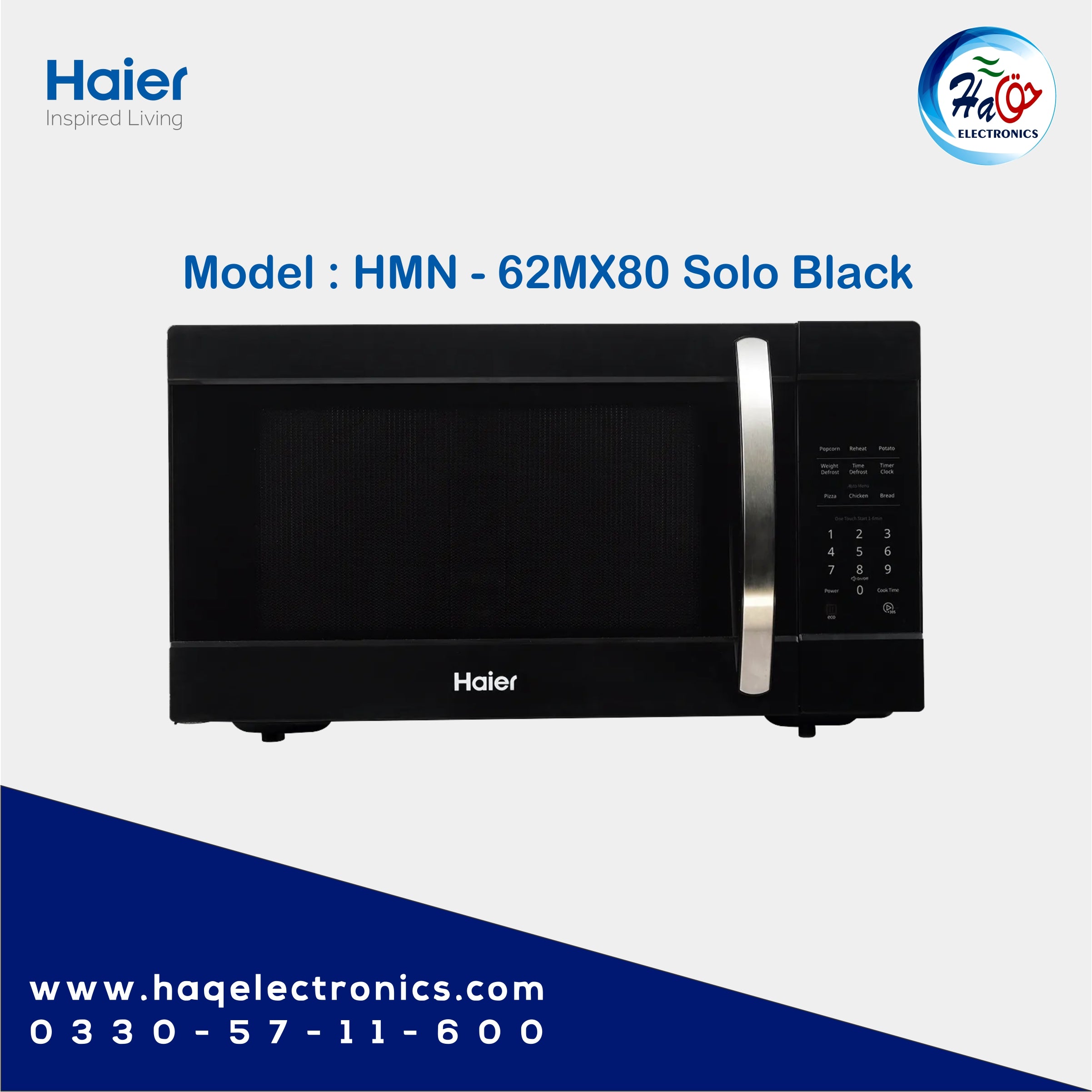 Haier Microwave Oven HMN-62MX80 (SOLO SERIES )