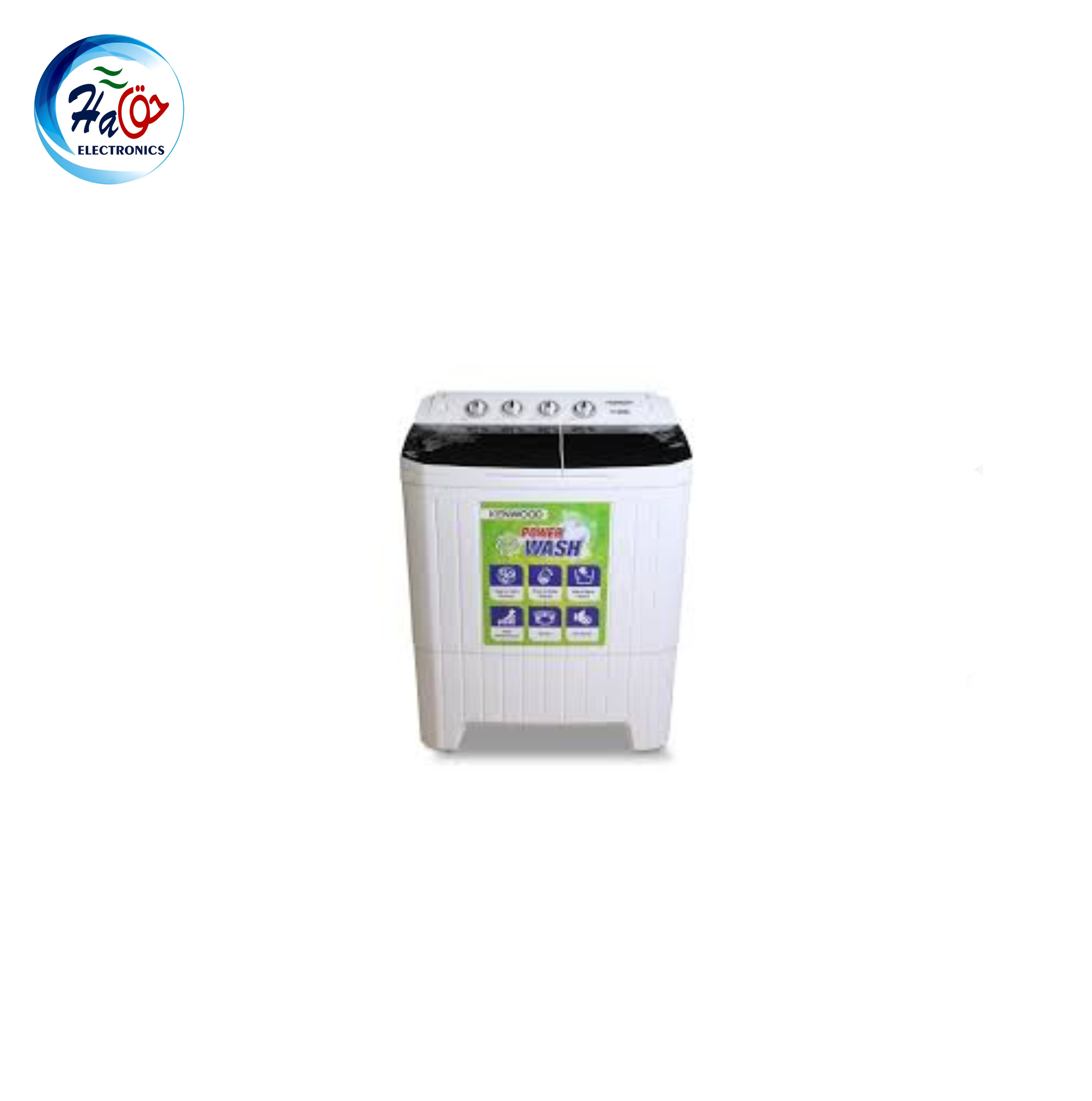 KENWOOD WM 231159 SAG Twin Tub Semi-Automatic Washing Machine with Powerful Cleaning Performance