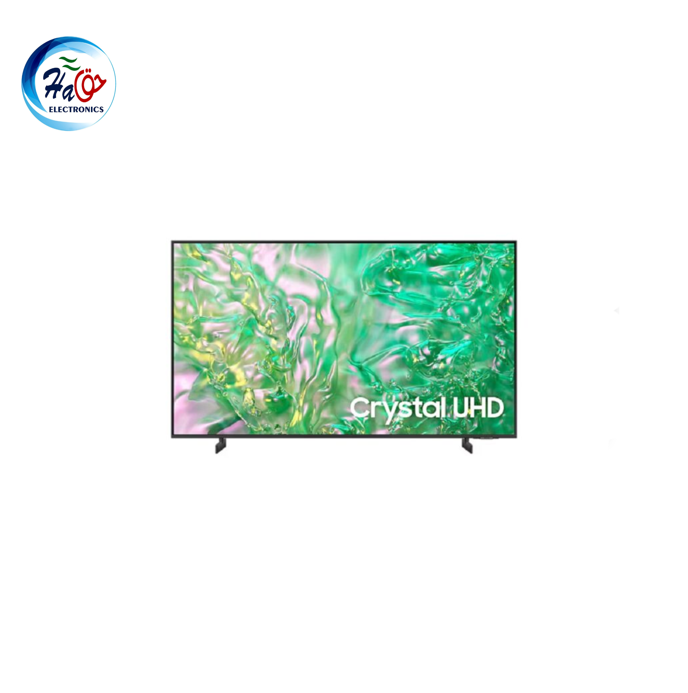 Samsung 50DU8000 50 inch 4K UHD Smart Crystal TV AirSlim slim bezel modern black display
