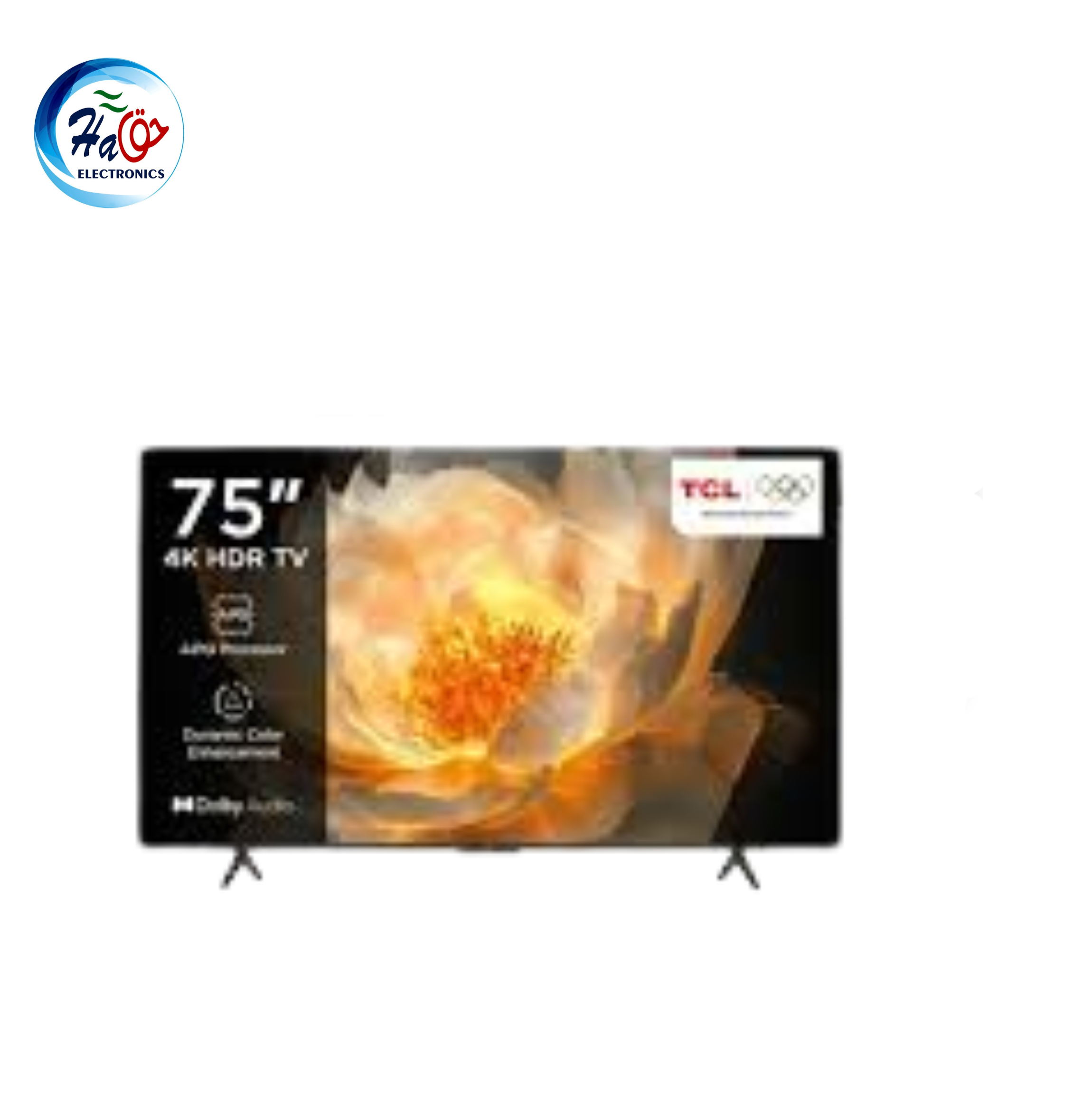 TCL 75V6C 75 inch 4K UHD Smart Google TV slim bezel large screen home theater display