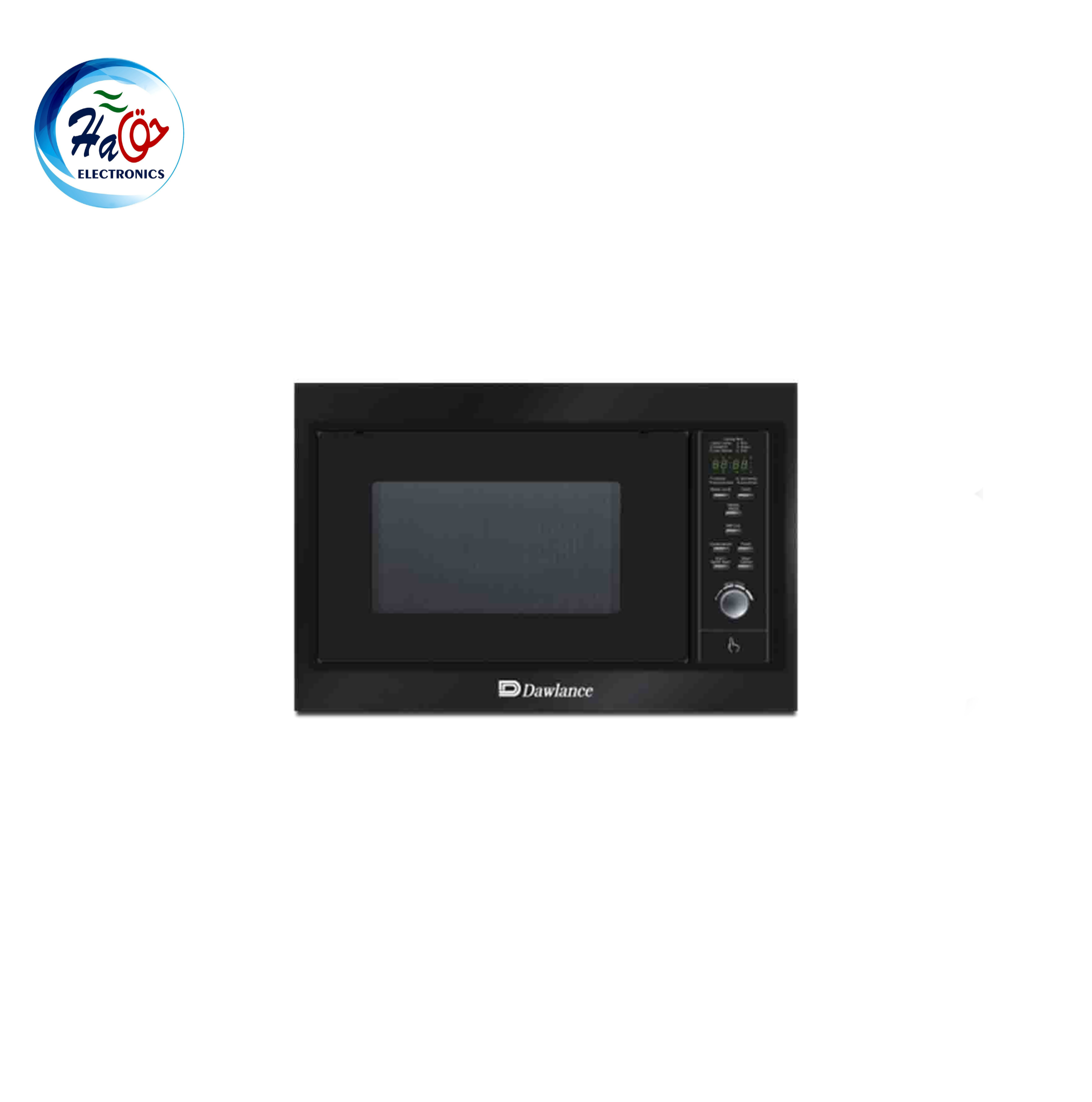 Dawlance DBMO 25 BG 25L built in microwave oven black glass modern kitchen appliance