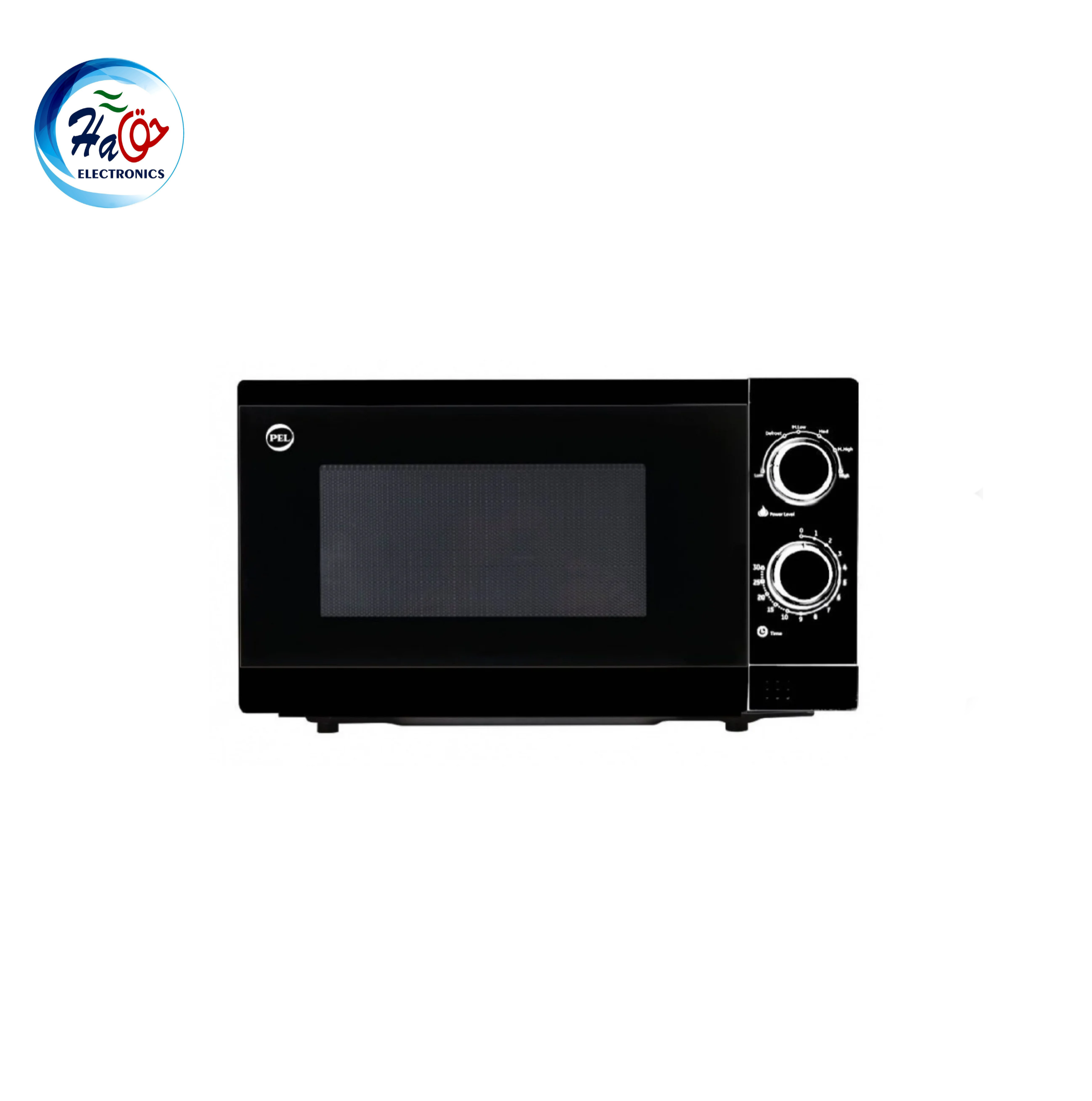 PEL PMO 20W 20L solo microwave oven classic white kitchen appliance compact design