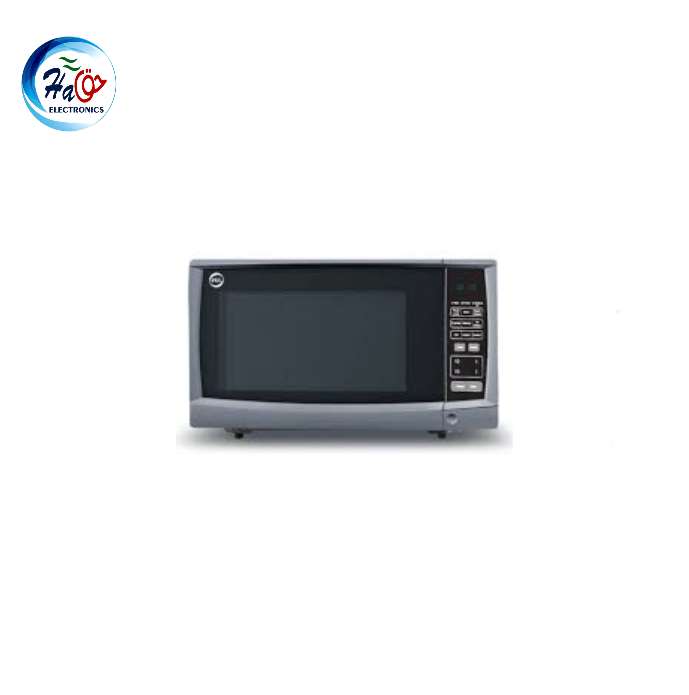 PEL PMO 30 BG 30L solo microwave oven black glass modern kitchen appliance premium design