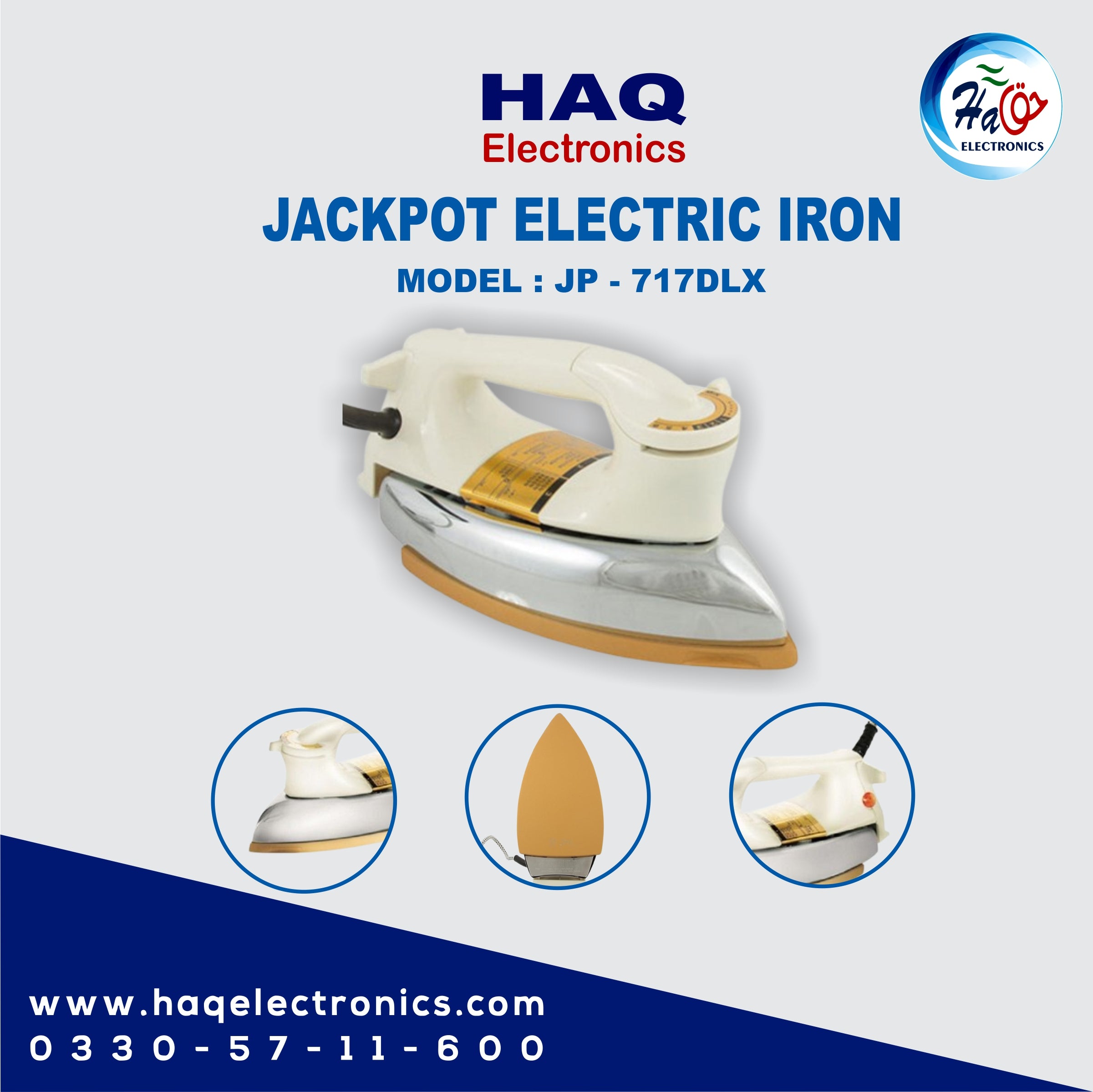 Jackpot JP - 717DLX Automatic Dry Iron