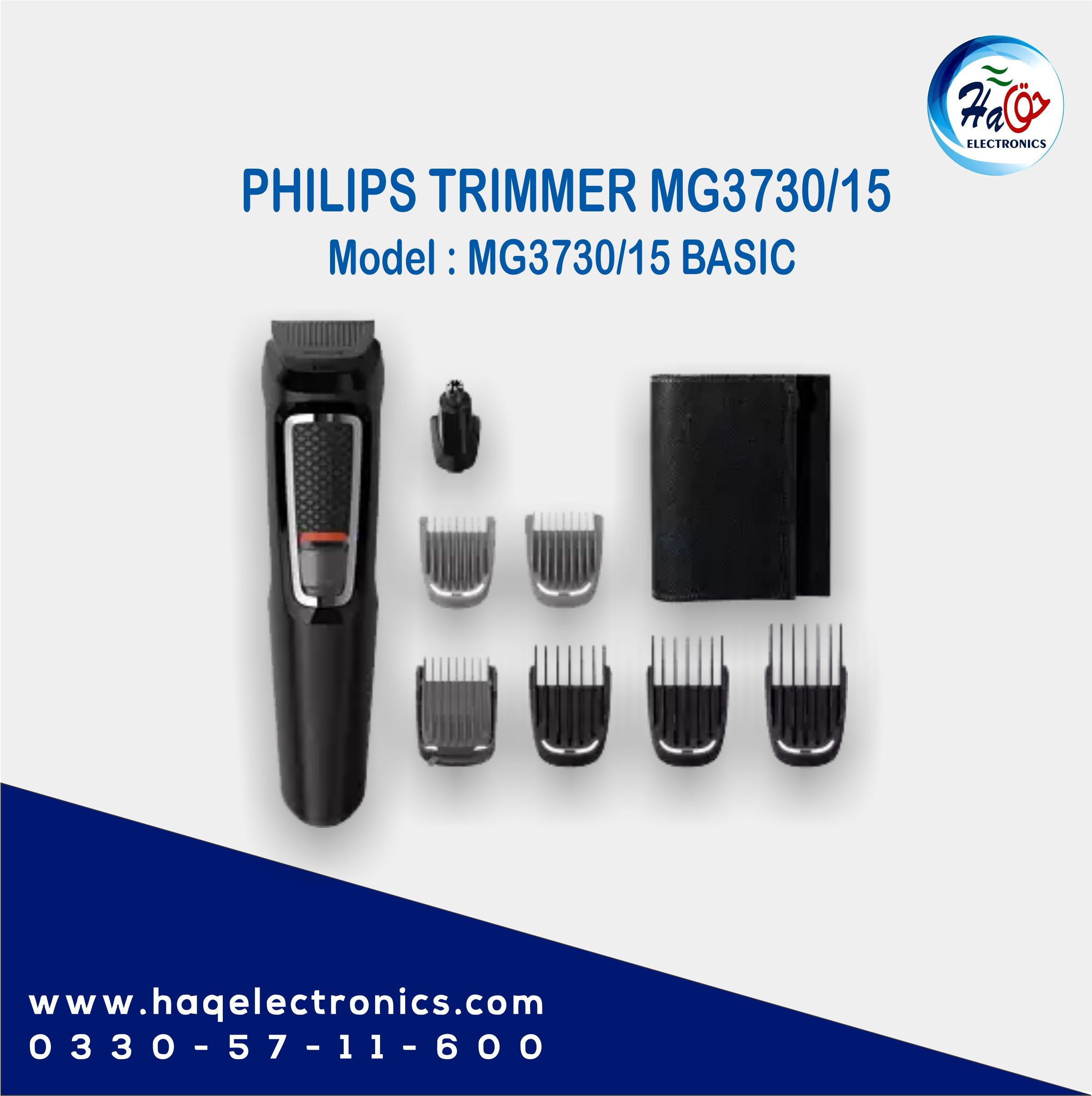 Philips trimmer MG3730/15 MultiGroom 8-in-1, Series 3000