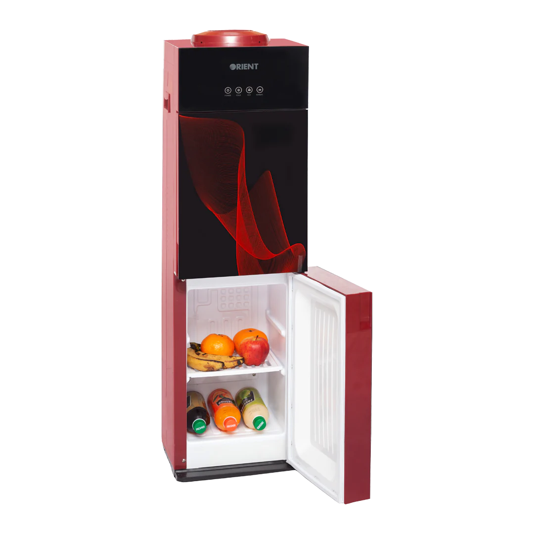 Orient Water Dispenser Crystal 3 Taps with Glass Door