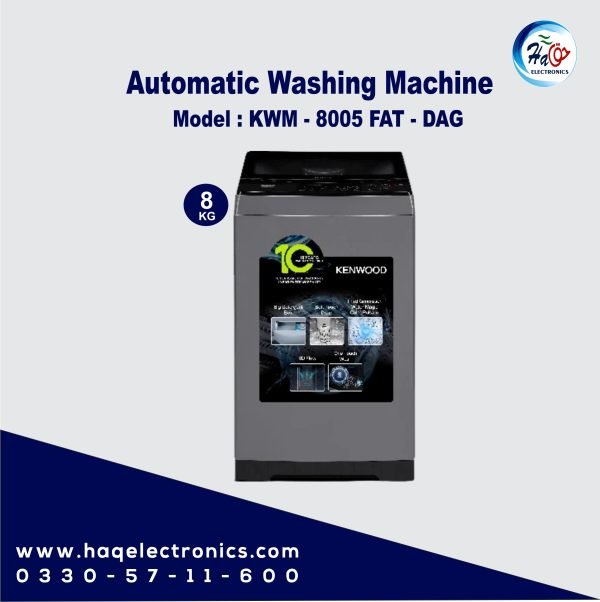 Kenwood KWM-8005FAT-DG Top Load Automatic Washing Machine